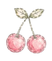 Pink cherries decoration