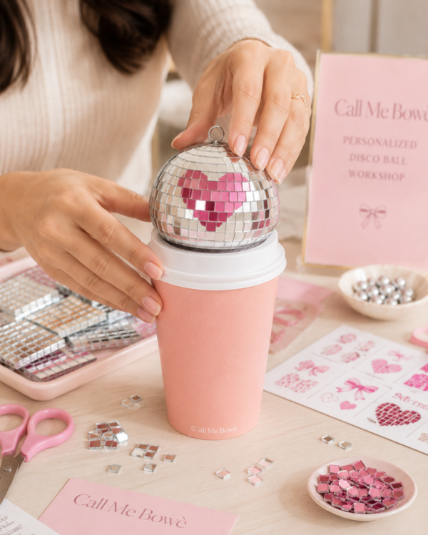🎀 Disco Bow Ball Workshop ✨